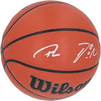 Giannis Antetokounmpo & Damian Lillard Milwaukee Bucks Autographed Wilson Authentic Series Indoor/Outdoor Basketball