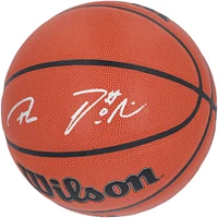 Giannis Antetokounmpo & Damian Lillard Milwaukee Bucks Autographed Wilson Authentic Series Indoor/Outdoor Basketball