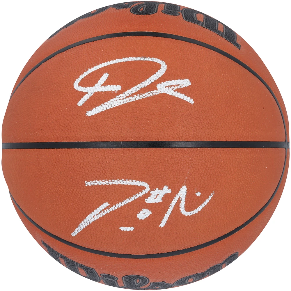 Giannis Antetokounmpo & Damian Lillard Milwaukee Bucks Autographed Wilson Official Game Basketball