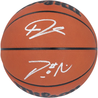 Giannis Antetokounmpo & Damian Lillard Milwaukee Bucks Autographed Wilson Official Game Basketball