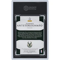 Giannis Antetokounmpo Milwaukee Bucks Autographed 2015-16 Panini Preferred Silhouettes White Box Relic #52 #1/1 SGC Authenticated 8.5/10 Card