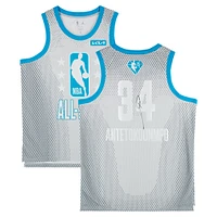 Maillot Jordan Brand All-Star Swingman 2021-22 dédicacé par Giannis Antetokounmpo des Milwaukee Bucks