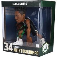 Figurine en vinyle noire 12" dédicacée par Giannis Antetokounmpo Milwaukee Bucks sMALL-STARS - Édition limitée à 500 exemplaires