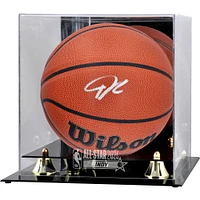 Giannis Antetokounmpo Milwaukee Bucks Autographed Wilson Indoor/Outdoor Basketball with Golden Classic 2024 NBA All-Star Game Logo Display Case