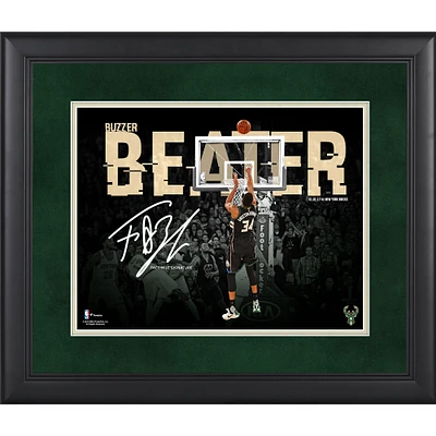 Giannis Antetokounmpo Milwaukee Bucks Framed 11" x 14" Spotlight Photograph - Facsimile Signature