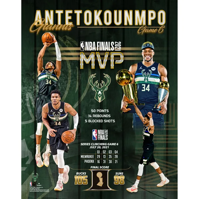 Giannis Antetokounmpo Milwaukee Bucks Autographed Fanatics