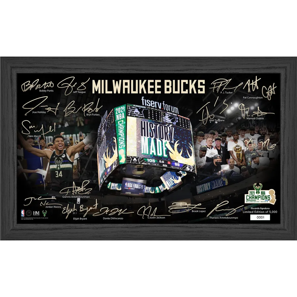 FOCO Milwaukee Bucks 2021 NBA Champions Trophy Replica