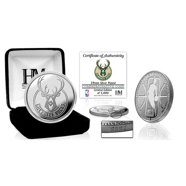 Highland Mint Milwaukee Bucks Silver Mint - Pièce