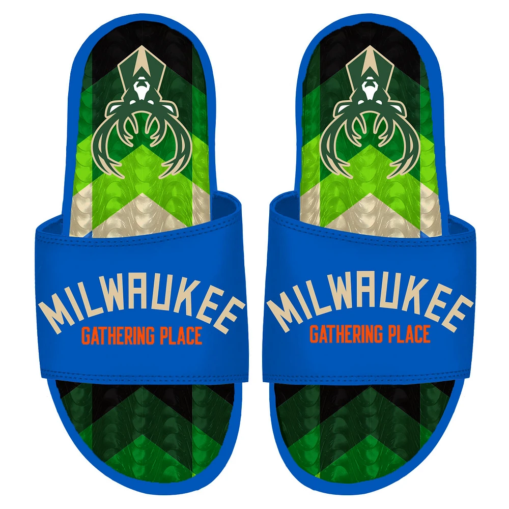 ISlide Royal Milwaukee Bucks 2022/23 City Edition Gel Slide Sandals