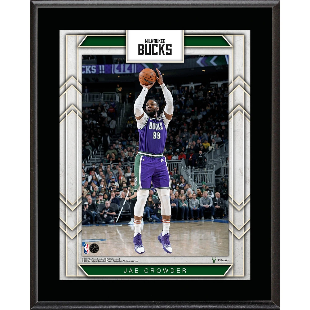Jae Crowder Milwaukee Bucks 10.5" x 13" Sublimated Player Plaque