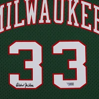 Kareem Abdul-Jabbar Milwaukee Bucks Autographed Framed Mitchell & Ness Green 1970-71 Throwback Jersey