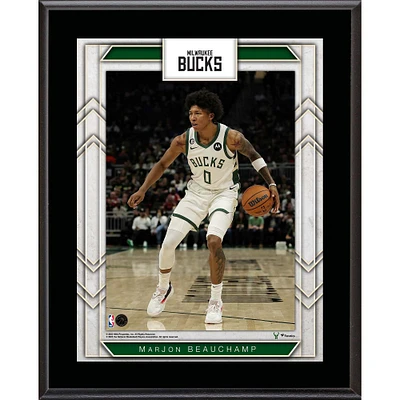 MarJon Beauchamp Milwaukee Bucks 10.5" x 13" Sublimated Player Plaque