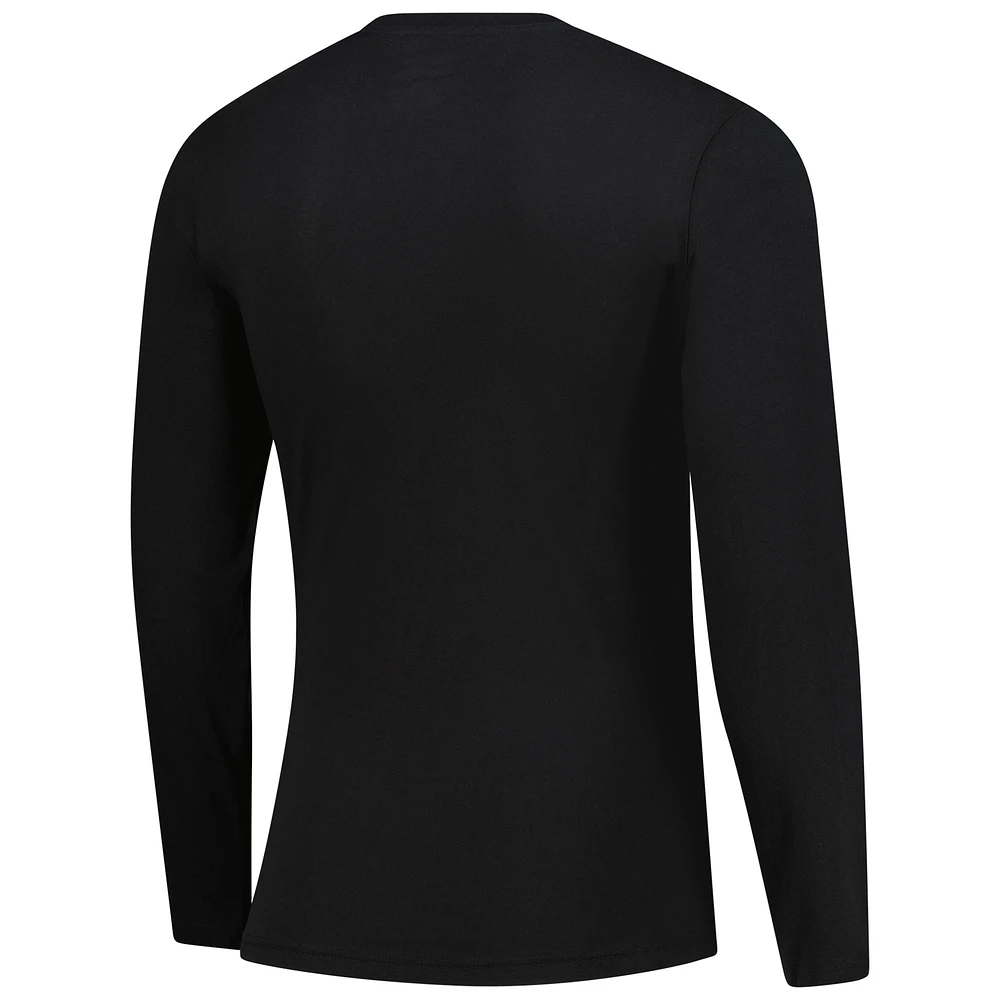 Men's Fanatics  Black Milwaukee Bucks Long Sleeve T-Shirt