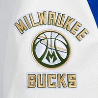 Men's Pro Standard  Blue Milwaukee Bucks 2024/25 City Edition Wool Varsity Full-Zip Jacket
