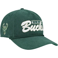 Men's '47  Green Milwaukee Bucks Double Header Sidepatch Cord Hitch Adjustable Hat