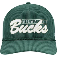 Casquette ajustable à cordon latéral double pour homme Milwaukee Bucks '47 Green