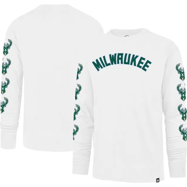 Men's Fanatics Branded White Milwaukee Bucks Street Collective T-Shirt