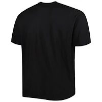 Men's Black Milwaukee Bucks Big & Tall Heart Soul T-Shirt