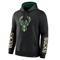 Men's Fanatics Black Milwaukee Bucks Legacy Guard Pullover Hoodie