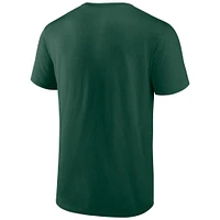 Men's Fanatics Hunter Green Milwaukee Bucks 2022 Central Division Champions Locker Room T-Shirt
