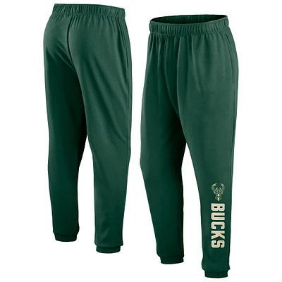 Fanatics Hunter Green Milwaukee Bucks Big & Tall Chop Block French Terry Pantalon de survêtement pour hommes