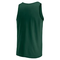 Men's Fanatics Hunter Green Milwaukee Bucks Wild Game Tank Top