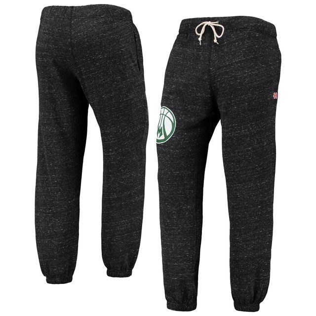 Pantalon de survêtement Homage Charcoal Milwaukee Bucks Tri-Blend pour homme