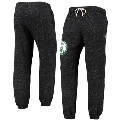 Milwaukee Bucks Homage Tri-Blend Sweatpants - Charcoal