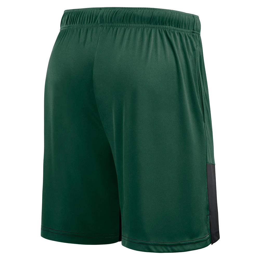 Short vert chasseur pour homme Milwaukee Bucks, le meilleur du