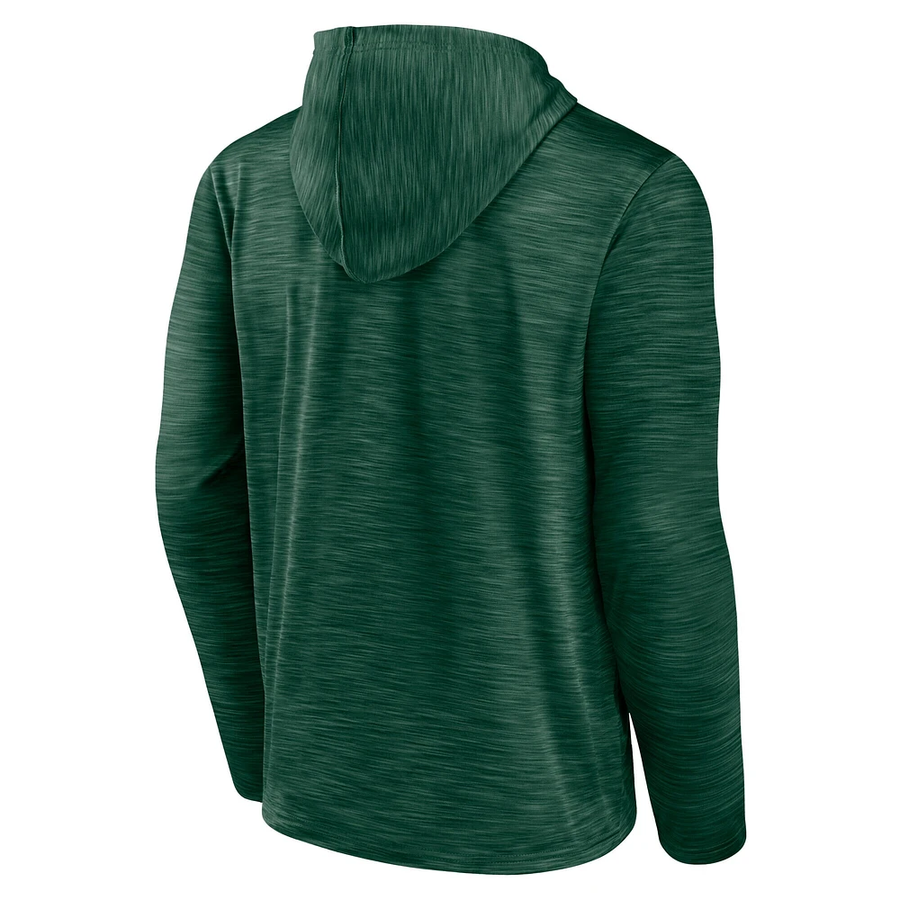 Sweat à capuche Hunter Green Milwaukee Bucks Head Start pour homme
