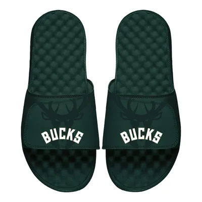 Milwaukee Bucks ISlide Tonal Pop Slide Sandals - Dark Green