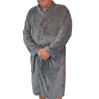 Milwaukee Bucks ISlide Boss Robe - Gray