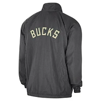 Veste zippée intégrale Jordan Brand Milwaukee Bucks Courtside Statement Edition Jumpman Jam pour homme