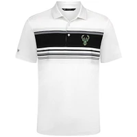 Men's Levelwear White Milwaukee Bucks Onward Polo