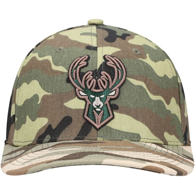 Milwaukee Bucks Woodland Desert de Mitchell & Ness pour homme - Casquette Snapback