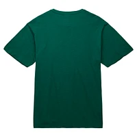 Men's Mitchell & Ness Hunter Green Milwaukee Bucks Hardwood Classics Legendary Slub T-Shirt