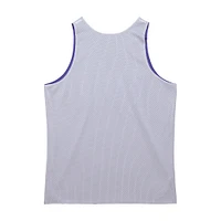 Maillot d'entraînement réversible en maille pour homme Mitchell & Ness Milwaukee Bucks Hardwood Classics violet/blanc