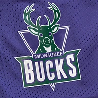 Short en maille violet Mitchell & Ness Milwaukee Bucks Hardwood Classics Gameday pour hommes