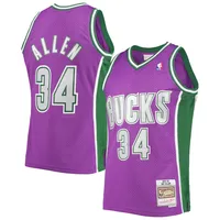 Ray Allen Milwaukee Bucks Mitchell & Ness Green Swingman Jersey Nba, M / Green