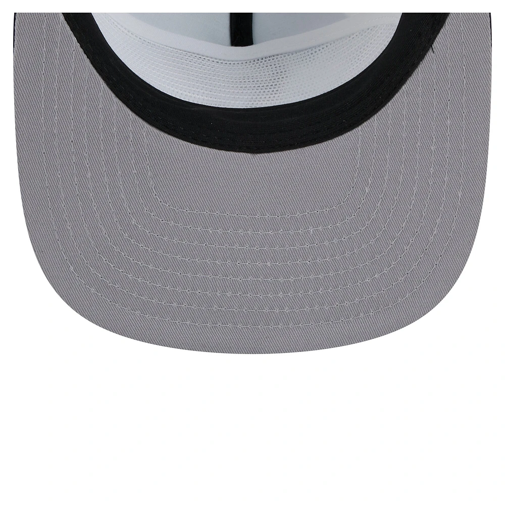 Casquette de golf à visière rabattable New Era noire/vert chasseur pour homme, Milwaukee Bucks