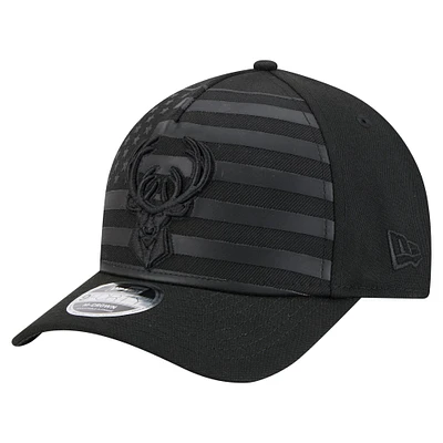 Casquette ajustable A-Frame 9FORTY Game Day Flag des Milwaukee Bucks de New Era pour homme