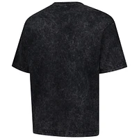 T-shirt délavé enzymatique Milwaukee Bucks Sport Classics de New Era pour homme, noir