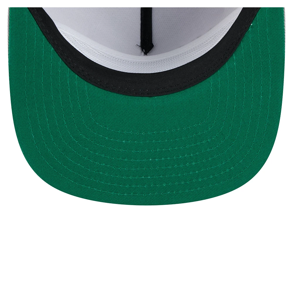 Casquette snapback grise New Era pour homme, Milwaukee Bucks, motif golfeur rétro