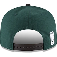 Men's New Era Hunter Green/Black Milwaukee Bucks 2-Tone 9FIFTY Adjustable Snapback Hat