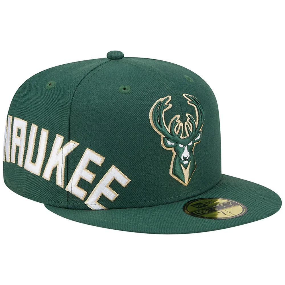 Milwaukee Bucks New Era 59FIFTY Fitted Hat - White