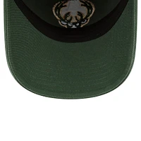 Men's New Era Hunter Green Milwaukee Bucks Team 2.0 9TWENTY Adjustable Hat