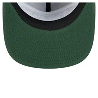Casquette snapback de golfeur New Era Hunter Green Milwaukee Bucks pour homme