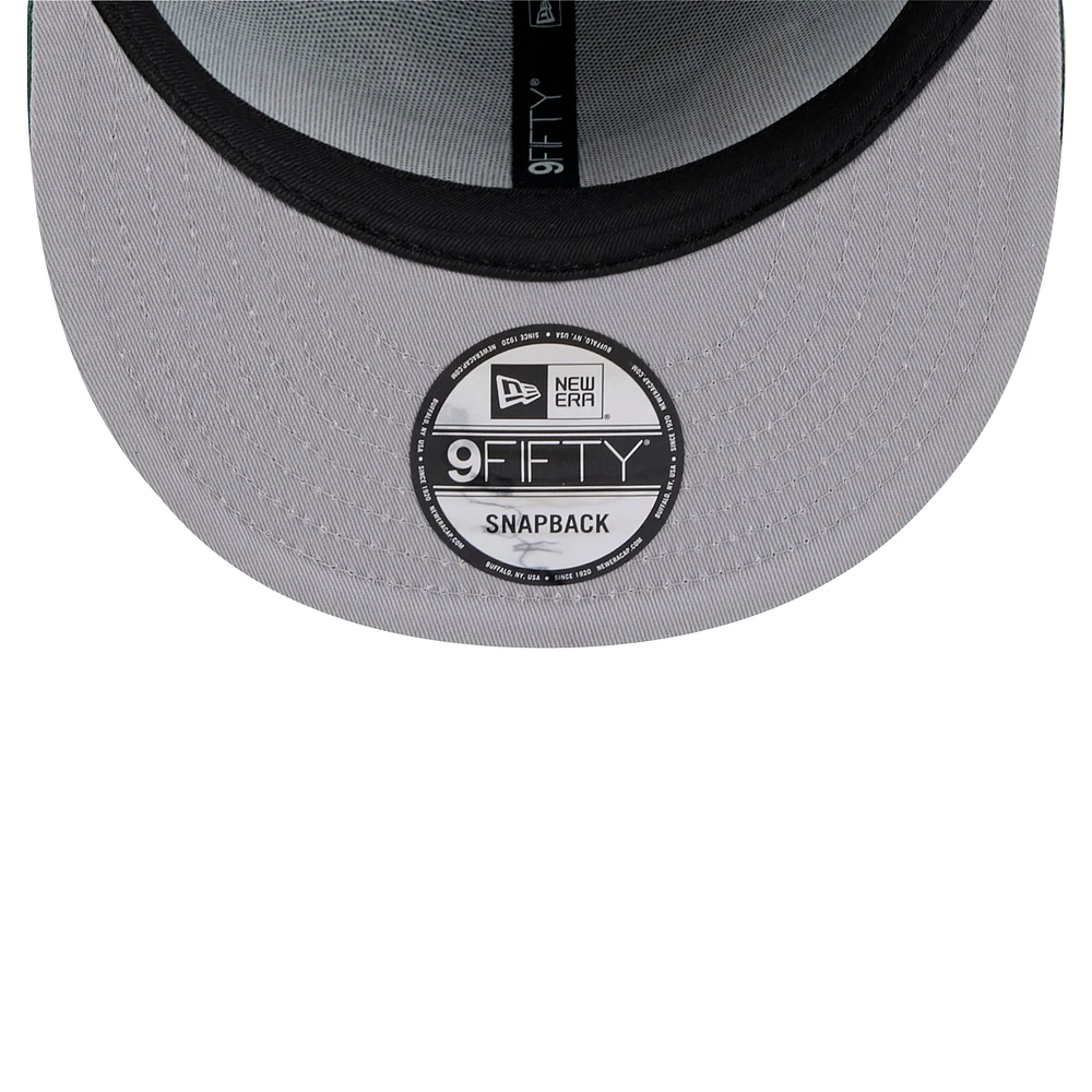 Casquette snapback en velours côtelé 9FIFTY de Milwaukee Bucks de New Era pour homme, vert chasseur