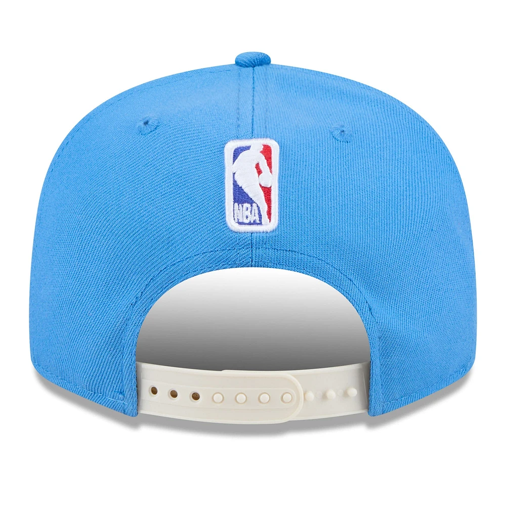 Men's New Era Light Blue Milwaukee Bucks 2024/25 City Edition 9FIFTY Snapback Hat