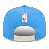 Casquette snapback 9FIFTY City Edition 2024/25 Milwaukee Bucks bleu clair New Era pour homme